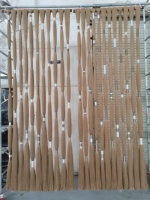 Textile sur mesure Art fibre gland décoration murale style de vie bohème macramé minimalisme moderne pour bar salon diviseur articles de maison
