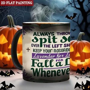 Mug en céramique personnalisé 11oz noir givré, couleur changeante à la chaleur, tasse vierge pour sublimation - Product Image 6
