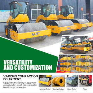 Đường lăn máy móc xây dựng đôi đơn trống 5ton 8ton10ton Máy đầm rung đi xe trên đường lăn - Product Image 3