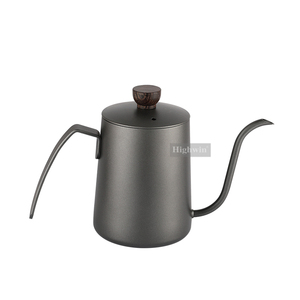 คุณภาพสูง Lfgb ภาพวาดสีดำ Pour Over เครื่องชงกาแฟชงชาเย็นกาแฟหยด Gooseneck หยดสำหรับกาแฟและชา - Product Image 1