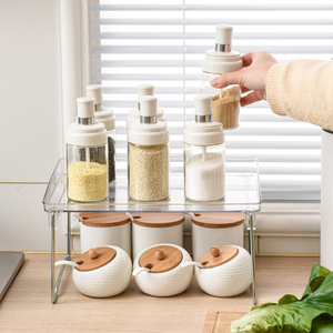 Estante de Almacenamiento <span class=keywords><strong>para</strong></span> Escritorio, Estante de Almacenamiento <span class=keywords><strong>para</strong></span> Baño, Organizador <span class=keywords><strong>Plegable</strong></span> de Oficina con Niveles - Product Image 1