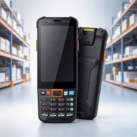 PDA Factory Hidon 4.0'' Android OS IP65 Petit PDA robuste portable avec batterie amovible, clavier, lecteur de codes-barres, NFC et RFID