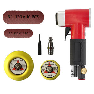Swing Type Pneumatic Eccentric Grinder <b>Sandblaster</b> Set 25 Pieces Red 90 Degree Polishing Machine - Product Image 1