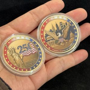 Moneda Conmemorativa de Aleación de Zinc Personalizada: Serie Estadounidense, 250.º Aniversario de la Independencia de los Estados Unidos, Antorcha de la Estatua de la Libertad - Product Image 5