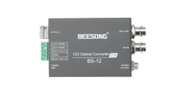 Convertisseurs de médias vidéo/audio/Tally 12G SDI sur fibre optique, convertisseur de médias SDI sur fibre monomode