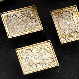 Con Dấu Đầu Con Dấu Sáp Niêm Phong Tài Khoản Thủ Công Kiến Trúc Du Lịch Giảm Dị Hình Con Dấu Tự In Thủ Công Tự Làm - Product Image 3