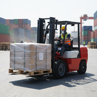 Chariot élévateur électrique de 3,5 tonnes pour la logistique d'entrepôt, la manutention industrielle des matériaux, chariot élévateur à palettes alimenté par batterie avec certification CE