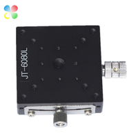 C&K 60x60 mm JT Series JT1-6080 Manual Dovetail Goniometer Stage Positioning Stage Linear Stage for Other Optical Instruments