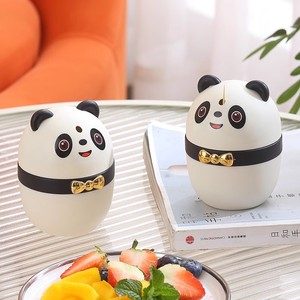Soporte para palillos de dientes Panda, organizador de escritorio creativo de plástico para uso en el hogar y la oficina con diseño de pajarita - Product Image 4