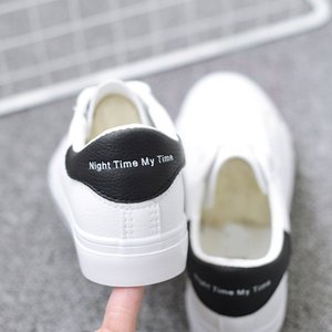 Minimalist White Sneakers Breathable Sweet Student Casual <b>Shoes</b> - Product Image 5