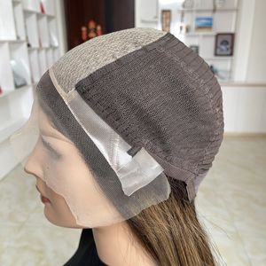 YFW-2335 European Human Hair <b>Wig</b> #HAWAII Invisible Lace Hairline 5X5 Silk Top Weft Medical <b>Wig</b> Wholesale Factory in Stock - Product Image 4