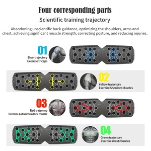 Barra de Flexiones Plegable Portátil con Logotipo Personalizado al por Mayor de Fábrica, Equipo de Ejercicio para Entrenamiento en Casa, Tabla de Flexiones para Entrenamiento en Casa - Product Image 3