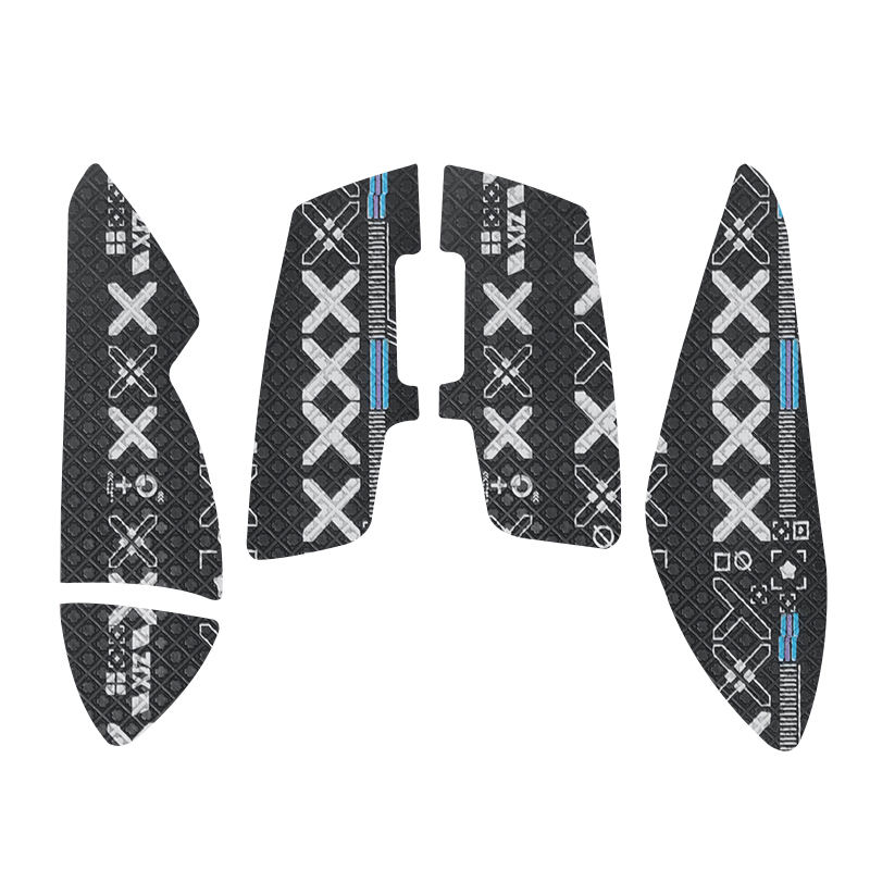 1 autocollant de souris demi-paquet - Noir