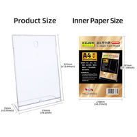 Support publicitaire de bureau A6 pour photos, porte-menu et porte-affiches de table en gros