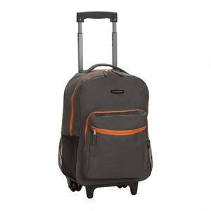 Échantillon gratuit : Sac à dos pour ordinateur portable, unisexe, grande capacité, à roulettes, résistant à l'eau - Product Image 1