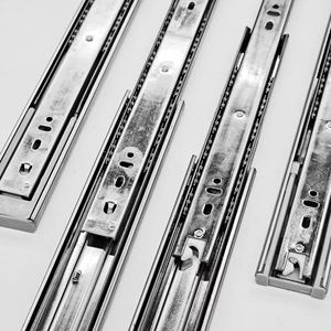 Diapositiva de cajón de <span class=keywords><strong>cierre</strong></span> <span class=keywords><strong>suave</strong></span> de extensión completa de 45mm de ancho, corredores de montaje lateral de <span class=keywords><strong>cierre</strong></span> <span class=keywords><strong>suave</strong></span>, canales telescópicos - Product Image 4