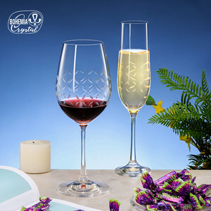 Czech Lex Lead-Free Crystal Red Wine Glass 401-500ml For Home And Catering - Product Image 2