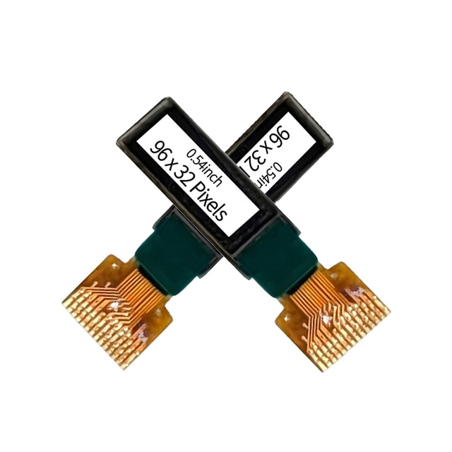 0.54inch PMOLED Resolution OLED Display 96x32 Dot Matrix Screen with 14Pin IIC Interface Bracelet Driver