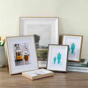 Bán buôn kích thước lớn a4a3 câu đố hình ảnh khung Tường Gắn gỗ kỹ thuật số vát khung ảnh - Product Image 3