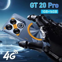 Téléphones mobiles GT20 Pro version mondiale, smartphone 5 pouces, 4G, batterie 1500 mAh, téléphones portables, 1 Go de RAM, 16 Go de ROM, déverrouillage facial, smartphone intelligent