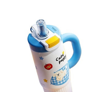 Nuevo Vaso Térmico Gigante de Acero Inoxidable de 800ml con Doble Compartimento para Bebidas, de Alta Calidad y Gran Capacidad, con Pajita para Agua Fresca y Hielo, Ideal para Chicas - Product Image 3