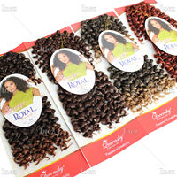 Nouvel Arrivage 2X Cheveux au Crochet Bouclés Bohèmes Doux et Torsadés Courts 8 pouces 200g Pré-bouclés à Boucles Profondes et Volumineuses