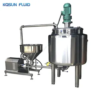KOSUN Preparação Agitador Misturador Tanque Sun Cream Vacuum Homogeneizador Emulsionante