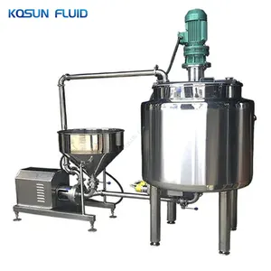 KOSUN Liquid Drinks Chemischer Mischt ank High Shear Cosmetic Mixer Homogen izer