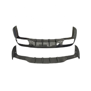 For CLS W257 C257 2017-2023 ED1 Style Carbon Fiber Rear Lip Rear Diffuser Bumper Lip - Product Image 4