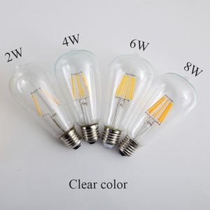 Nhà Máy giá bán buôn 2W 4W 6W 8W LED Edison ánh sáng đèn E26 E27 cổ điển LED bóng đèn dây tóc A19 st58 ST64 G80 G95 T30 T45 C35 - Product Image 3