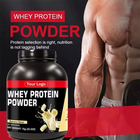 1 kg de poudre de protéines de lactosérum et de créatine aromatisée à la banane, gain de masse premium, développement musculaire rapide, vitamines, gym, fitness, prise de poids