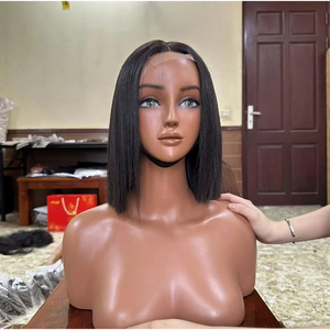 Pelucas Bob de Cabello Humano Virgen, Cabello Vietnamita Crudo, Liso y Sedoso, Pelucas de Cabello Humano para Mujeres Negras, Cutícula Alineada - Product Image 3