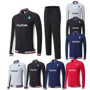 Chándal Personalizado de Nueva Temporada para Hombre y Niños, Uniforme de Fútbol con el Logotipo de tu Club, Chaqueta de Fútbol con Botones - Product Image 1