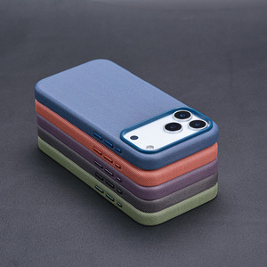 Ốp điện thoại da từ tính vân da nguyên bản cho iPhone 17 Pro Max, ốp TechWoven có logo, tích hợp chức năng dây đeo 17 Air - Product Image 5