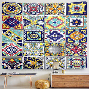 Coloré psychédélique indien <span class=keywords><strong>Mandala</strong></span> tapisserie tenture bohème Tarot carte sorcellerie Yoga tapis maison couvre-lit - Product Image 5