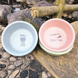 Household Plastic <b>Basin</b> <b>Round</b> Deepened Large Thickened For Washing Feet Laundry Student Use Mixed Color - Product Image 4
