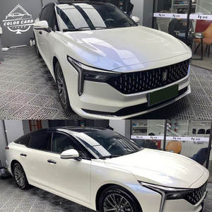 <span class=keywords><strong>Pellicola</strong></span> Adesiva per Auto in PVC Lucido 152x18 PET, Cambia da Bianco a Blu, Anti-Pioggia - Product Image 6