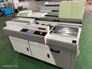 Máquina de encuadernación automática de libros Carpeta de pegamento <span class=keywords><strong>Boway</strong></span> Pegamento de encuadernación de PU con dos rodillos - Product Image 2