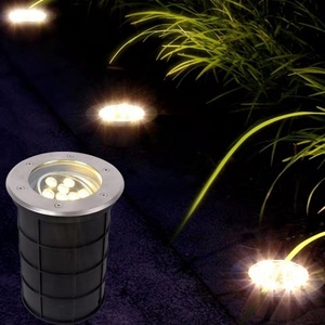 Lumière LED souterraine en acier inoxydable IP65 5000K lumière du jour encastrée avec détecteur de mouvement Garantie de 2 ans pour une utilisation en extérieur sur route - Product Image 3