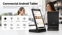 Tablette tactile Android LCD de 10,1/14/15,6 pouces pour menu de restaurant, support de tablette PC de table, kiosque pour menu numérique de restaurant