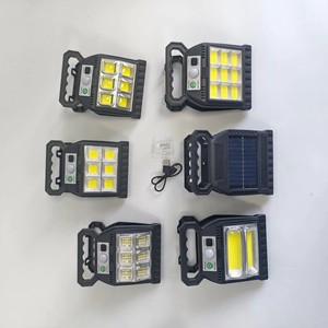 Nouvelle lampe murale solaire rechargeable LED COB à détection de mouvement pour la maison, le jardin, le garage, l'extérieur, lumière intégrée à clip - Product Image 2