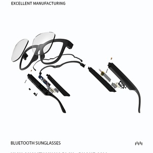 Gafas de Sol Inteligentes con Bluetooth y Audio Clásico de Moda GS01, Altavoz de Audio para Deportes al Aire Libre, Música, Gafas Inteligentes con Bluetooth para Ciclismo con IA - Product Image 3