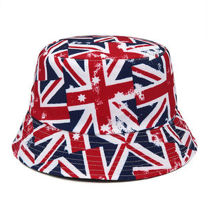 Chapeau de Protection solaire imprimé personnalisé, seau pliable unisexe avec Jack de l'union britannique pour l'activité de <span class=keywords><strong>mai</strong></span>, offre spéciale 2023 - Product Image 6