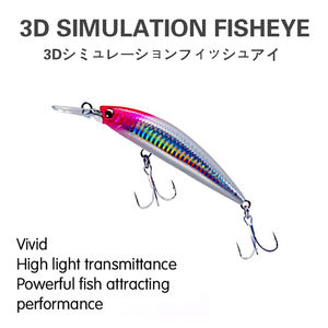 Leurre de pêche TOPRIGHT M152 27g 90mm Minnow, leurre dur, leurre pour truite et basse, leurre coulant - Product Image 6