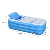 Baignoire gonflable autoportante durable avec grand dossier pour adultes, utilisation en extérieur, matériau PVC écologique, accessoire de piscine