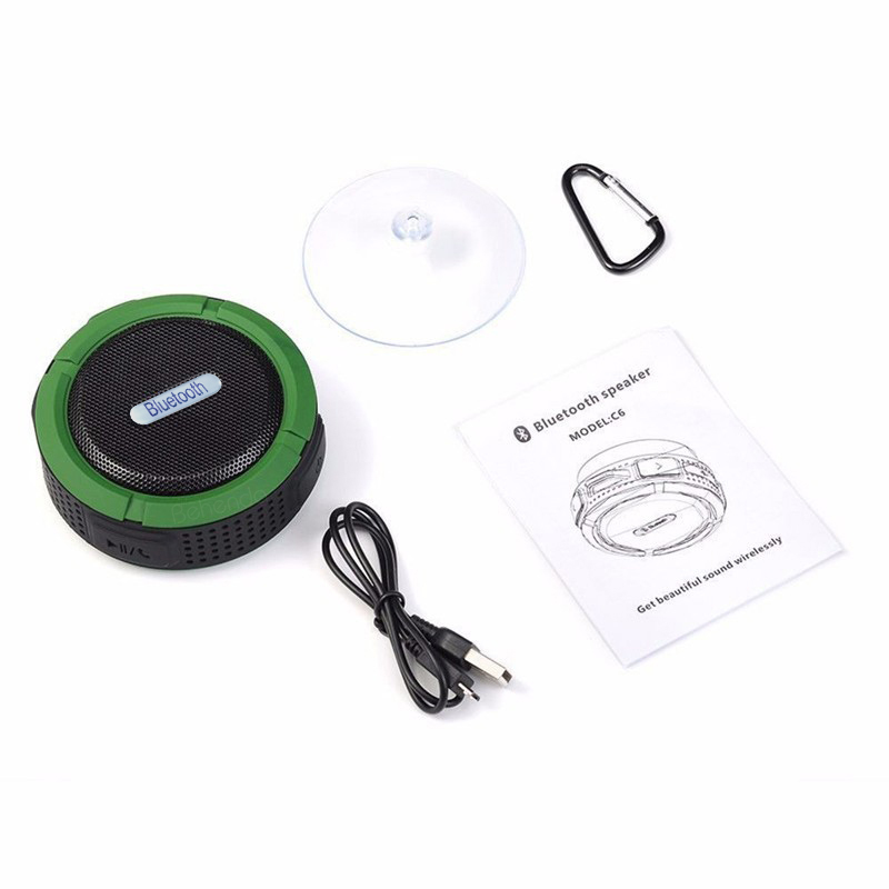 C6防水Bluetoothスピーカーマイク付き自転車スピーカー屋外