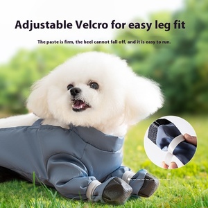 Pantalon pour chien imperméable et résistant à la saleté pour petits et moyens chiens-Pantalon polyvalent anti-poussière pour animaux de compagnie pour la protection du ventre et des pieds - Product Image 5