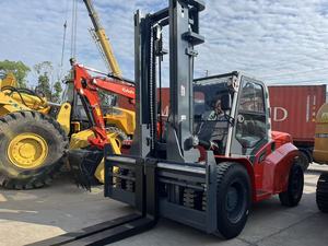 Chariot élévateur diesel contrepoids d'occasion 1000 kg avec poste de conduite, mât à deux étages et moteur Cummins pour manutention intérieure - Product Image 4