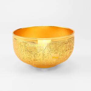 Tigelas de Sobrante Anuais Baifu Douradas/Prateadas/Banhadas a Ouro – Presentes Corporativos, Venda Direta da Fábrica de Artesanato na China - Product Image 3