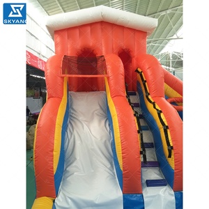Trượt Nước Bơm Hơi Lâu Đài Bouncy Nhảy Có Bể Bơi - Product Image 5